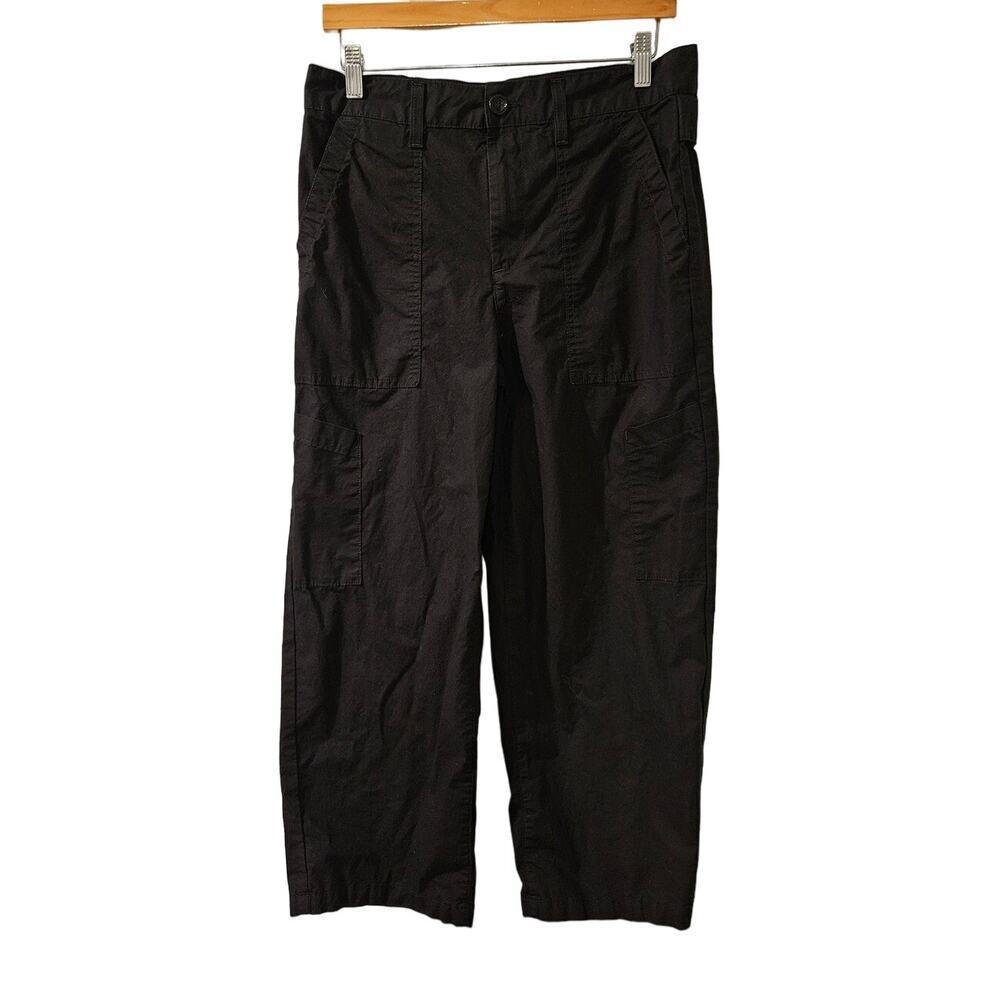 Agolde Daria Utility Pants Wide leg Black Cargo Size 28